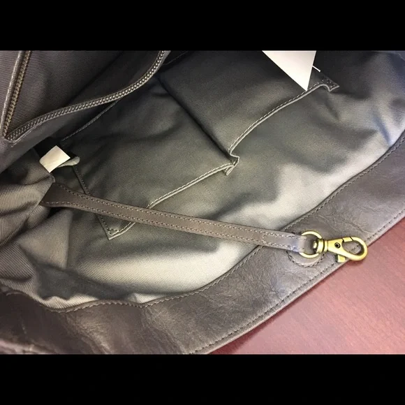 Frye Gray Leather Hobo Bag - Picture 4 of 10